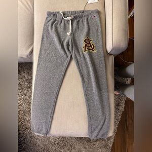 ASU branded Grey soft victory springs women’s sweat pants in size Large.